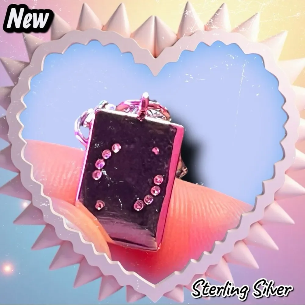 NEW The World Tarot Card Dangle Charm – Sterling Silver 925